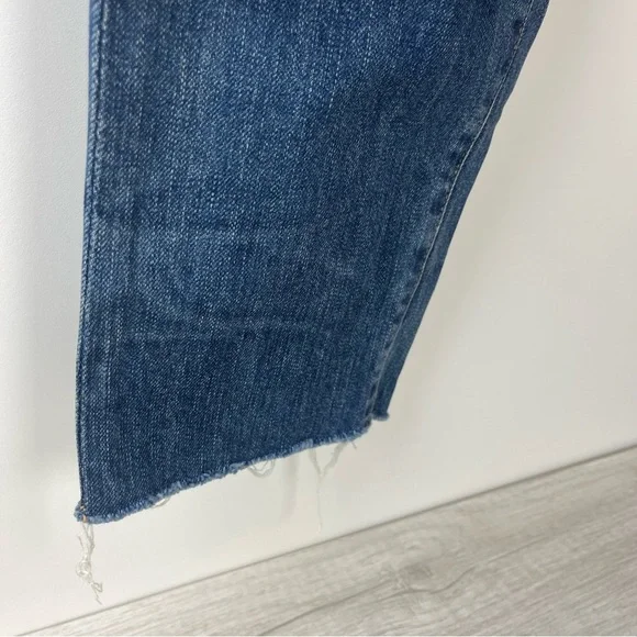 Citizens of Humanity Liya High Rise Classic Fit Crop with Distressed Hem, 26 - Picture 5 of 14